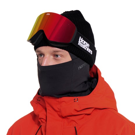 Horsefeathers Tundra Under Helmet Face Mask in Black