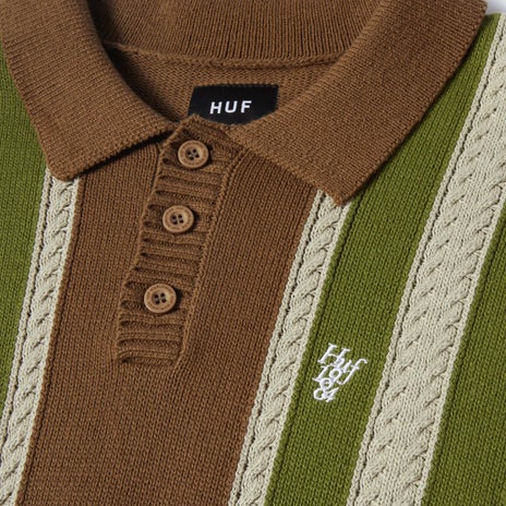 Huf Cambridge Sweater in Mud
