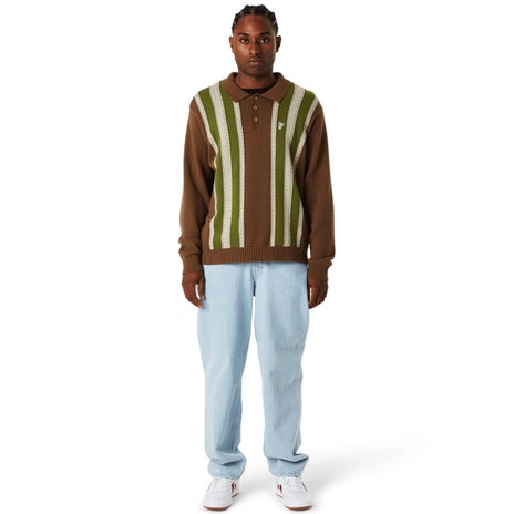 Huf Cambridge Sweater in Mud