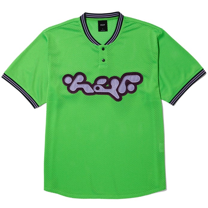 Huf Halftime Henley Jersey in Clover