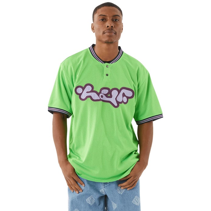 Huf Halftime Henley Jersey in Clover