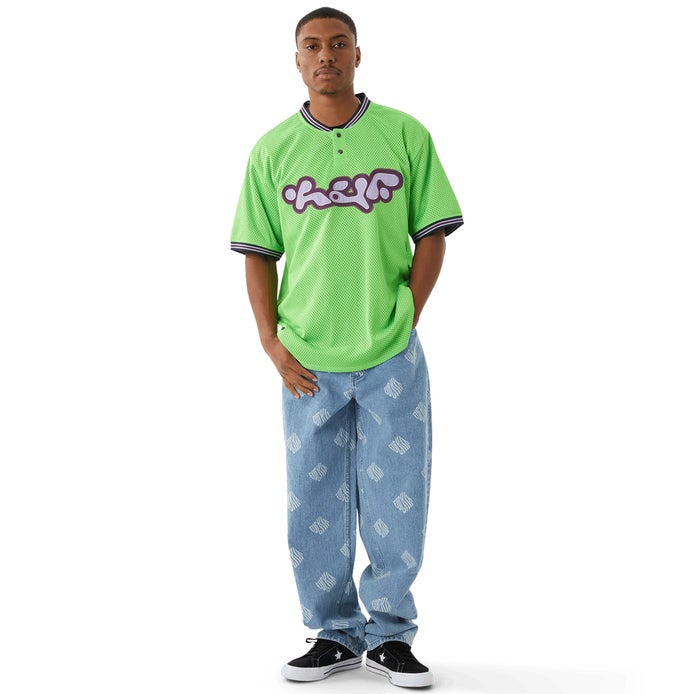 Huf Halftime Henley Jersey in Clover