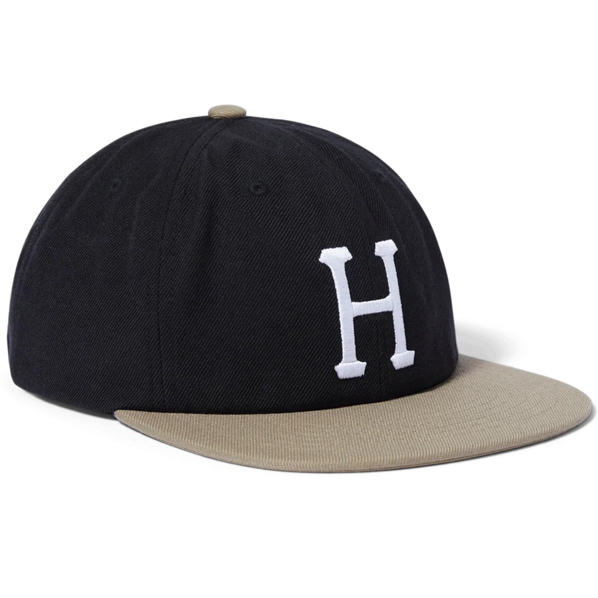 Huf Set Classic H Panel Hat in Black Boardertown