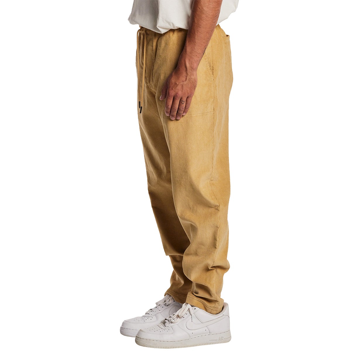 Huffer 9 To 5 Cord Relax Pant in Brown 