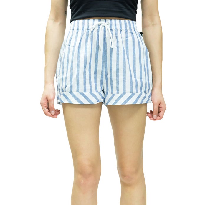 Huffer Hooper Skipper Short in Blue/White