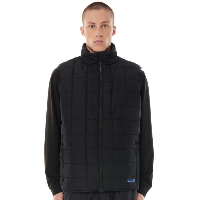 Huffer Low Loft Vest in Black