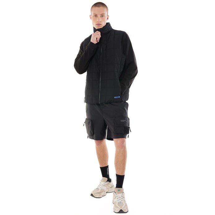Huffer Low Loft Vest in Black
