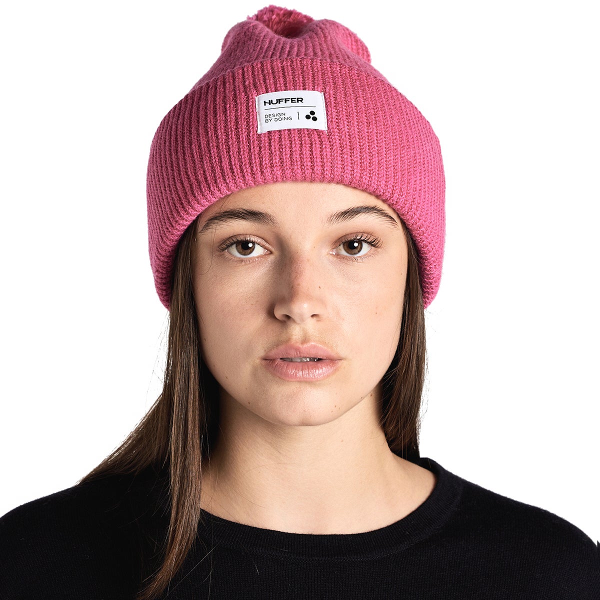 Huffer Oversized Pom Pom Beanie in 