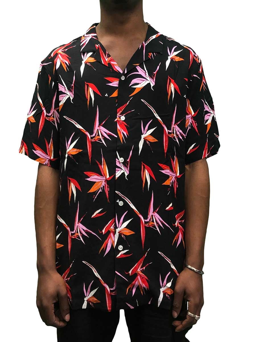 Huffer Paradise Party Shirt in Black 