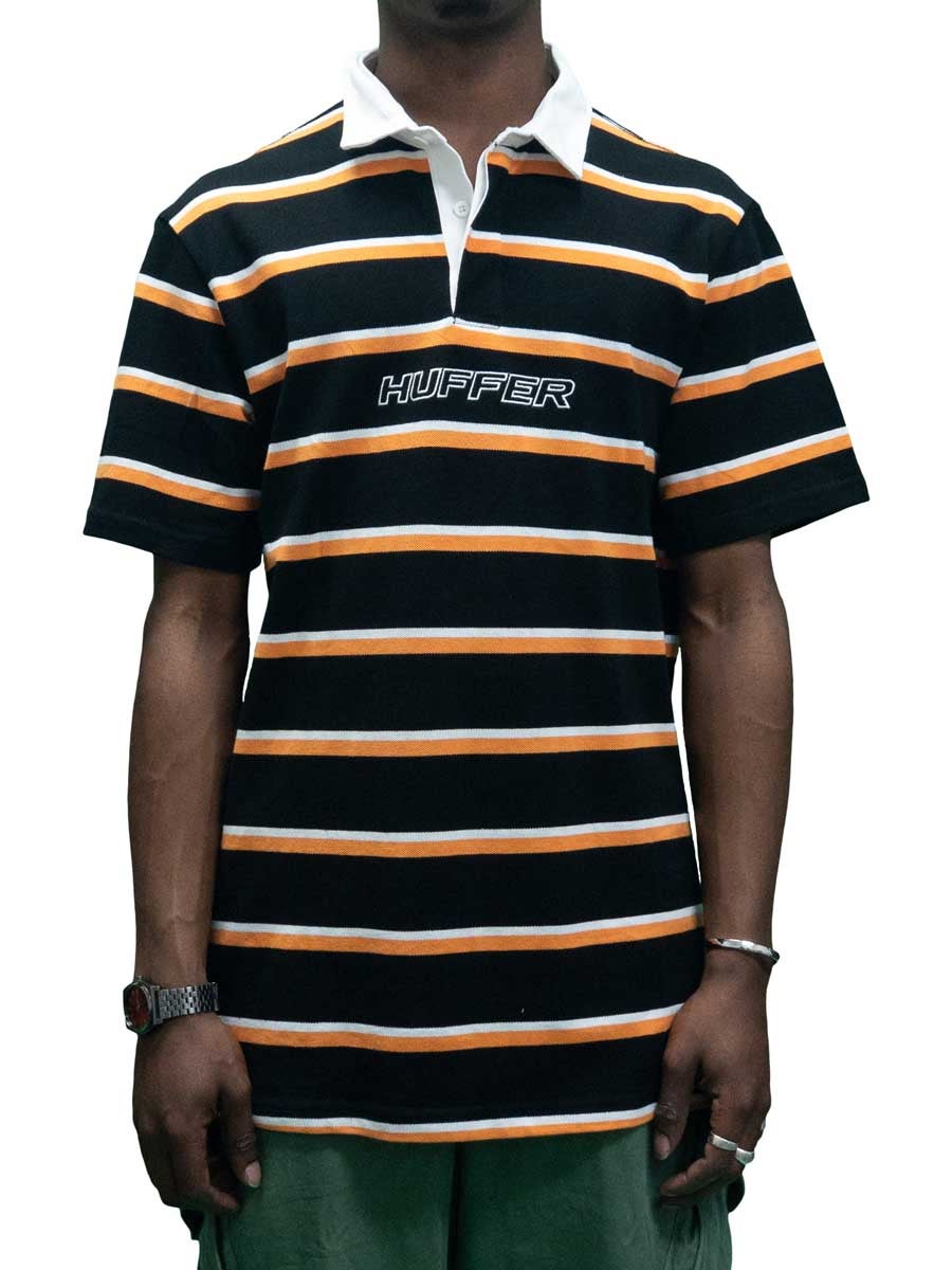 Huffer Sonoma Rugby Polo in Multi 