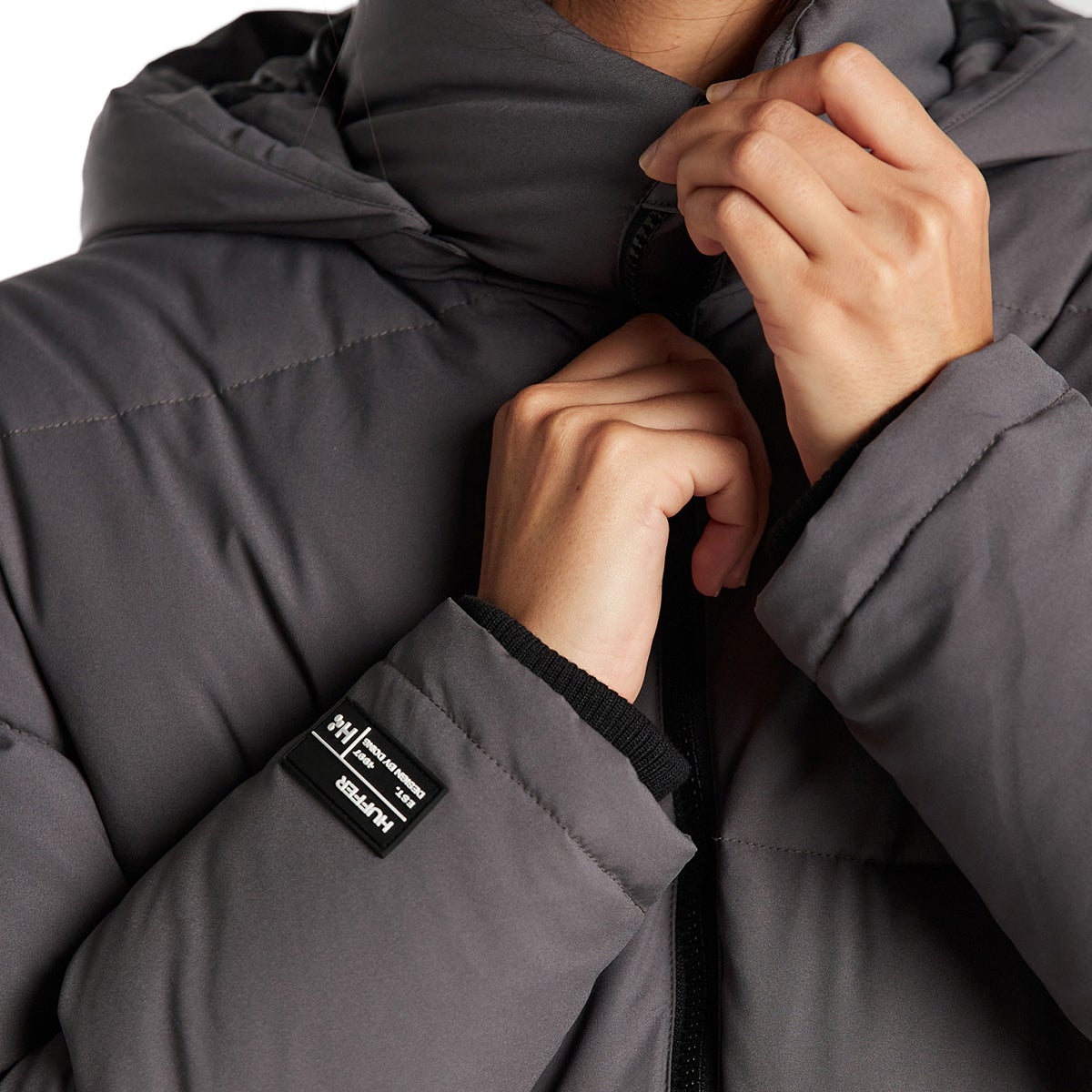 Huffer Wmns Block Down Jacket in Grey 