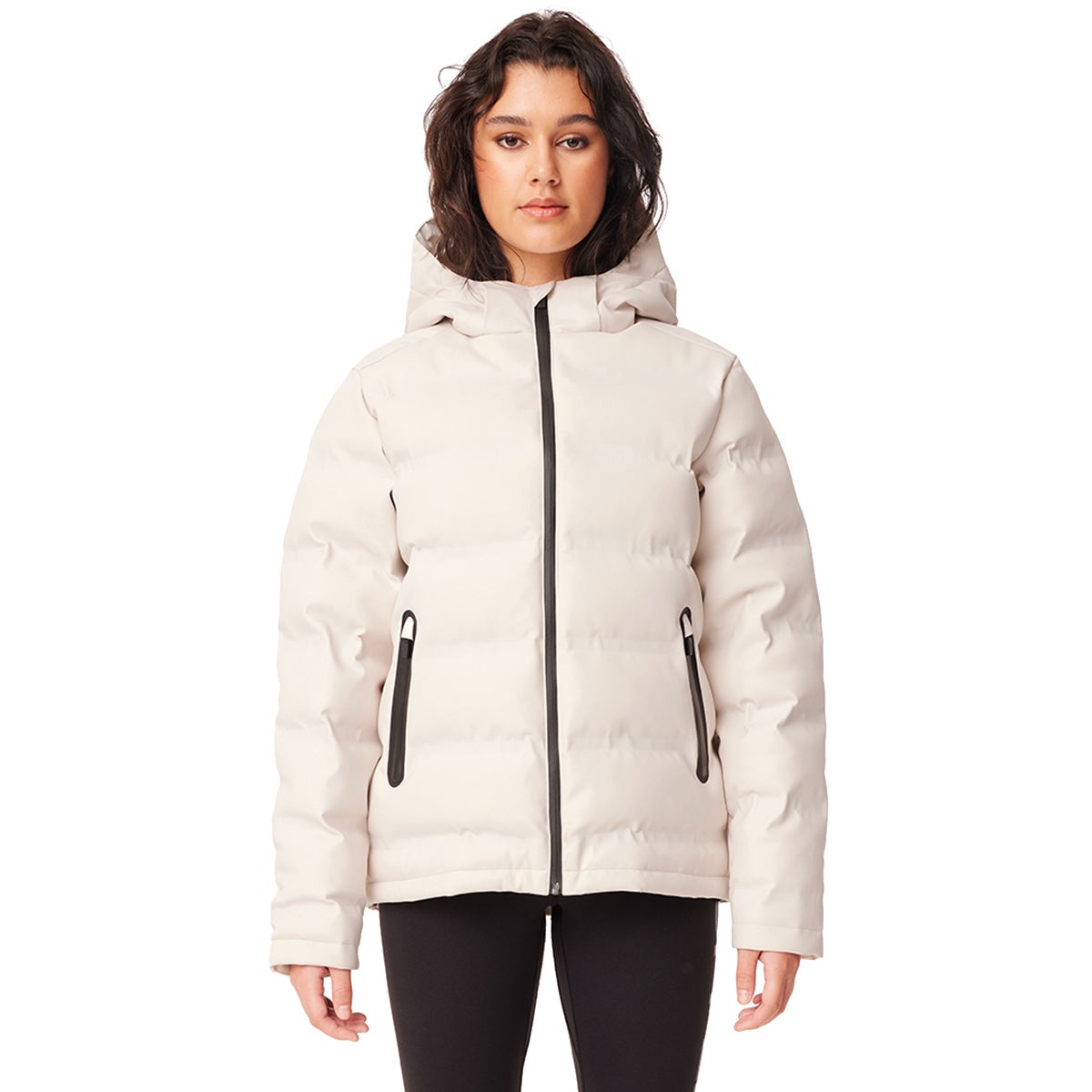Huffer Wmns Superdown Jacket in White Boardertown