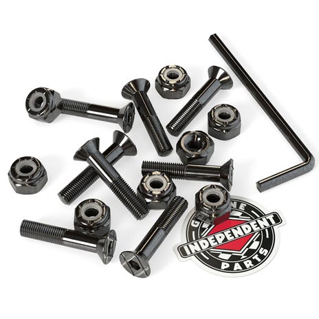 Independent Allen Precision Bolts Hardware 8pk in Black/Black