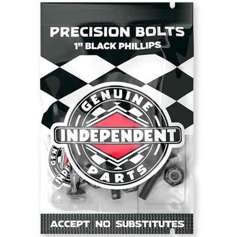 Independent Phillips Precision Bolts Hardware 8pk in Black/Black