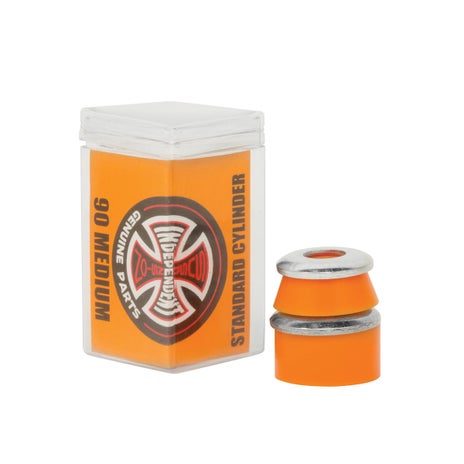 Independent Cylinder Cushions in Orange