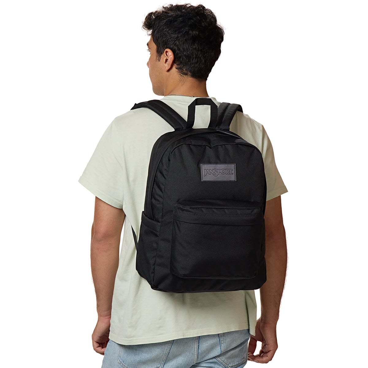 Jansport Superbreak Plus 26L Backpack in Monochrome Black