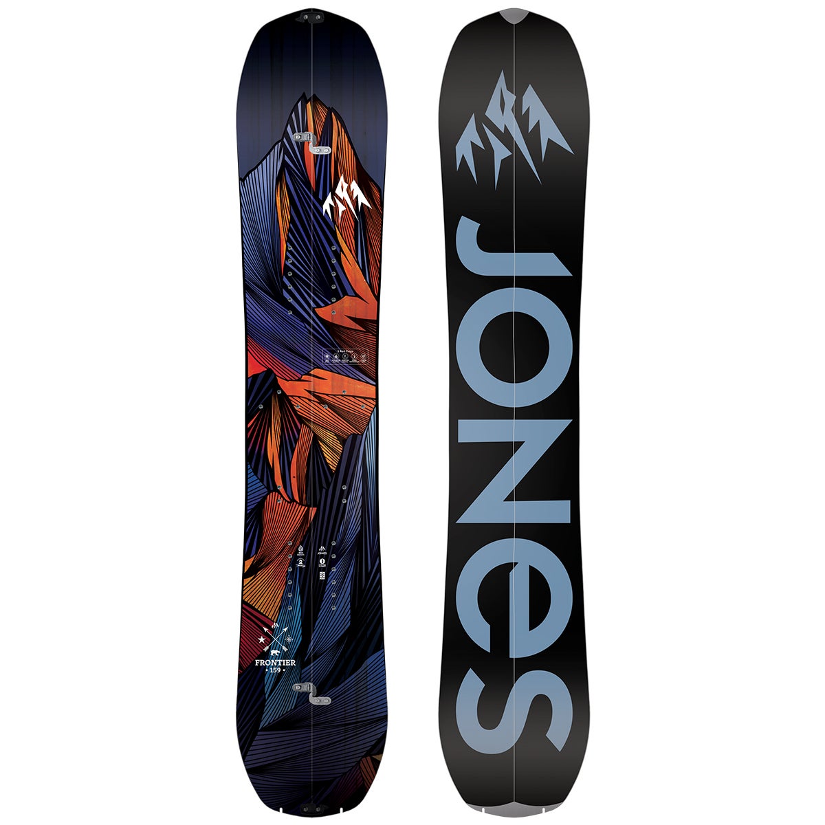 Jones Frontier Splitboard 2024 in 164W Boardertown