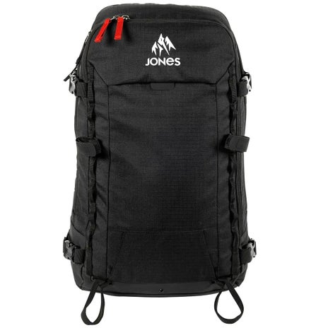 Jones Further 25L Backpack in Stealth Black