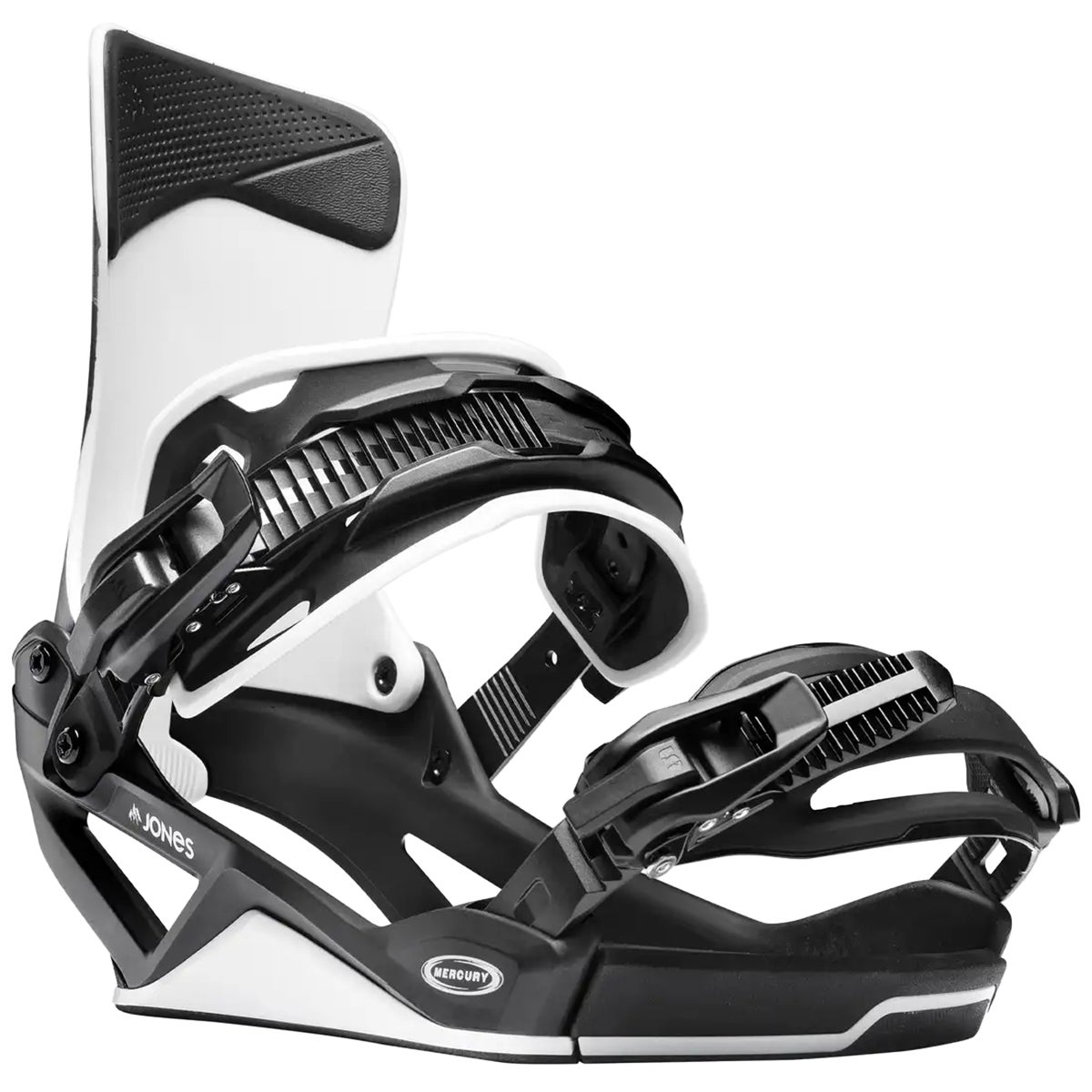Jones Mercury FASE Snowboard Bindings 2027 in MTN Black/Silver