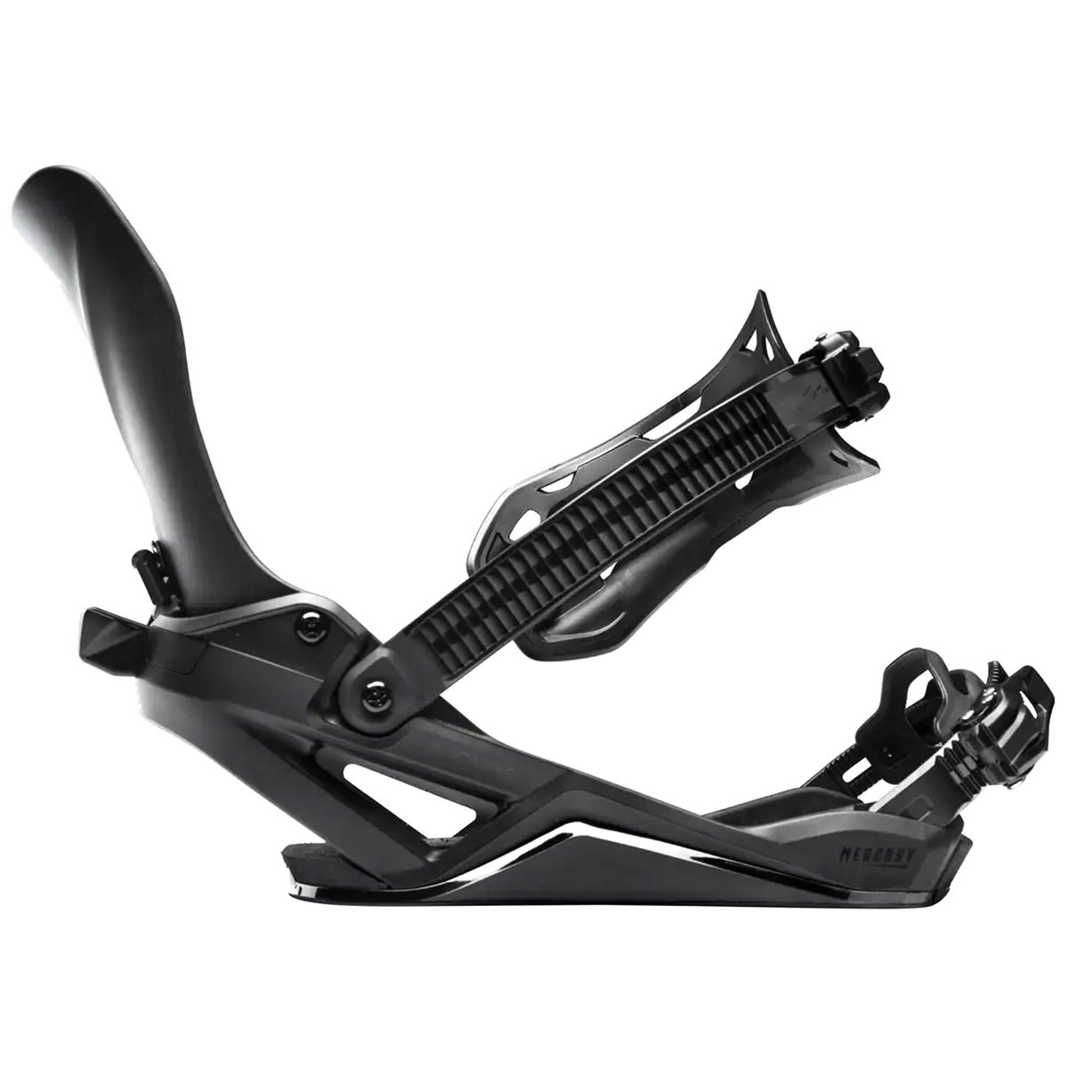 Jones Mercury FASE Snowboard Bindings 2027 in Stealth Black
