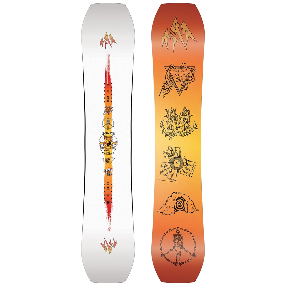 Jones Tweaker Snowboard 2025 in Multi Boardertown