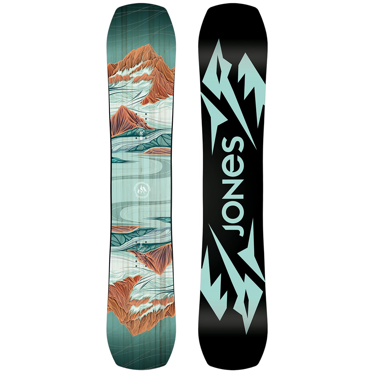 Jones Twin Sister Snowboard 2025 in 143 Boardertown