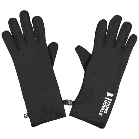 Mons Royale Amp Merino Fleece Glove in Black