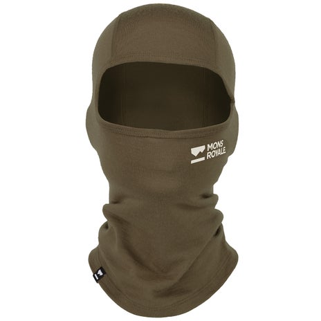 Mons Royale B3 Merino Balaclava in Dark Olive