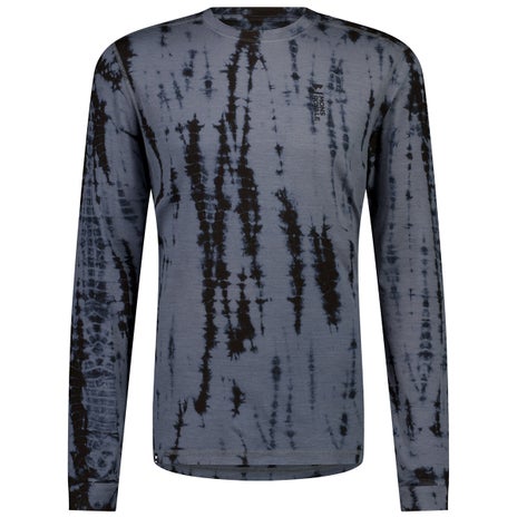 Mons Royale Cascade Merino Base Layer L/S in Grey Tie Dye