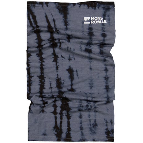 Mons Royale Daily Dose Merino Neckwarmer in Grey Tie Dye