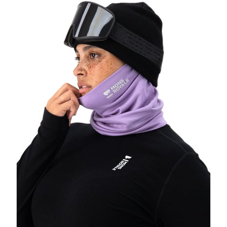 Mons Royale Double Up Merino Neckwarmer in Lupin