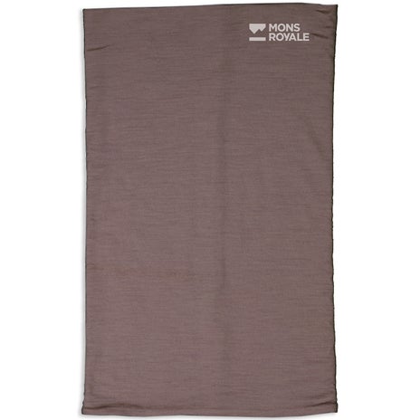 Mons Royale Double Up Merino Neckwarmer in Iron