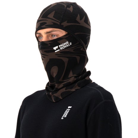 Mons Royale Santa Rosa Merino Balaclava in Signal Lost Cedar