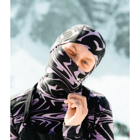 Mons Royale Santa Rosa Merino Balaclava in Signal Lost Lupin