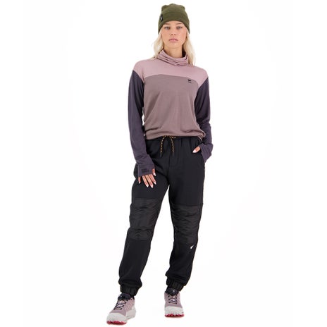 Mons Royale Yotei BF High Neck in Mauve Dust