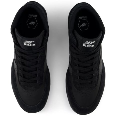 NB Numeric 440 High V2 Shoe in Black/Black