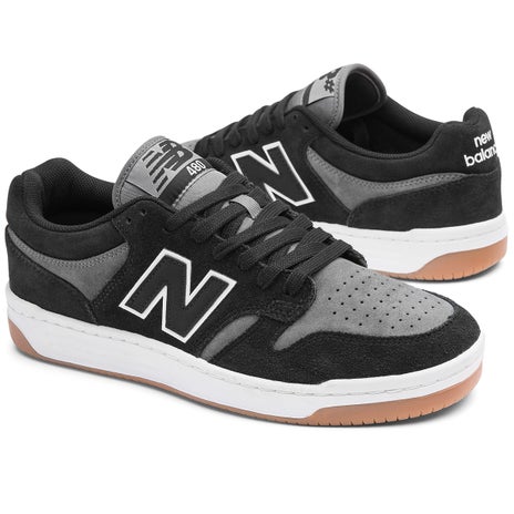 NB Numeric 480 Shoe in Black/Grey