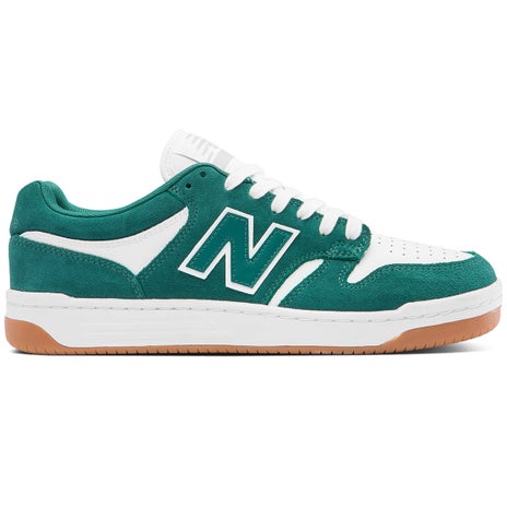 NB Numeric 480 Shoe in Vintage Teal/White