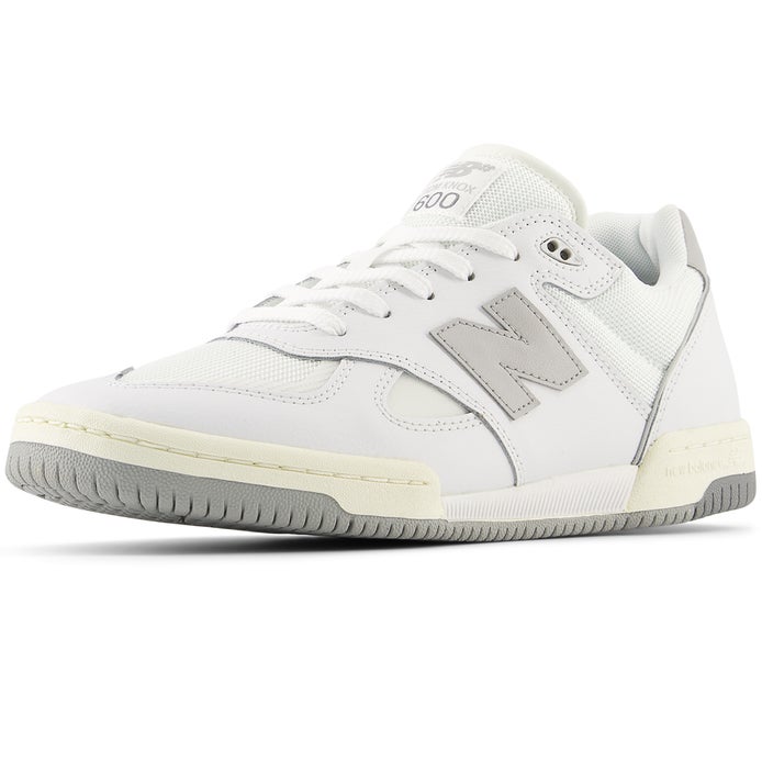 NB Numeric 600 Shoe in White/Grey