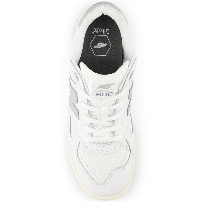 NB Numeric 600 Shoe in White/Grey