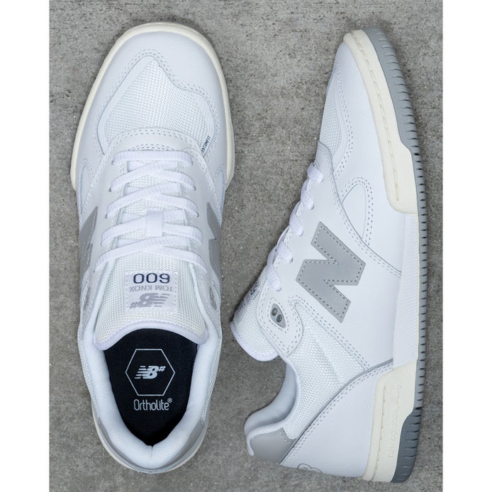NB Numeric 600 Shoe in White/Grey