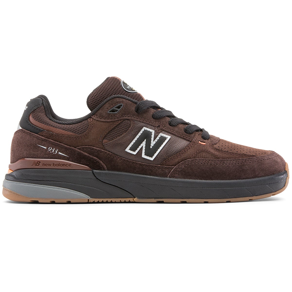 NB Numeric 933 x Andrew Reynolds Shoe in Brown/Black Boardertown