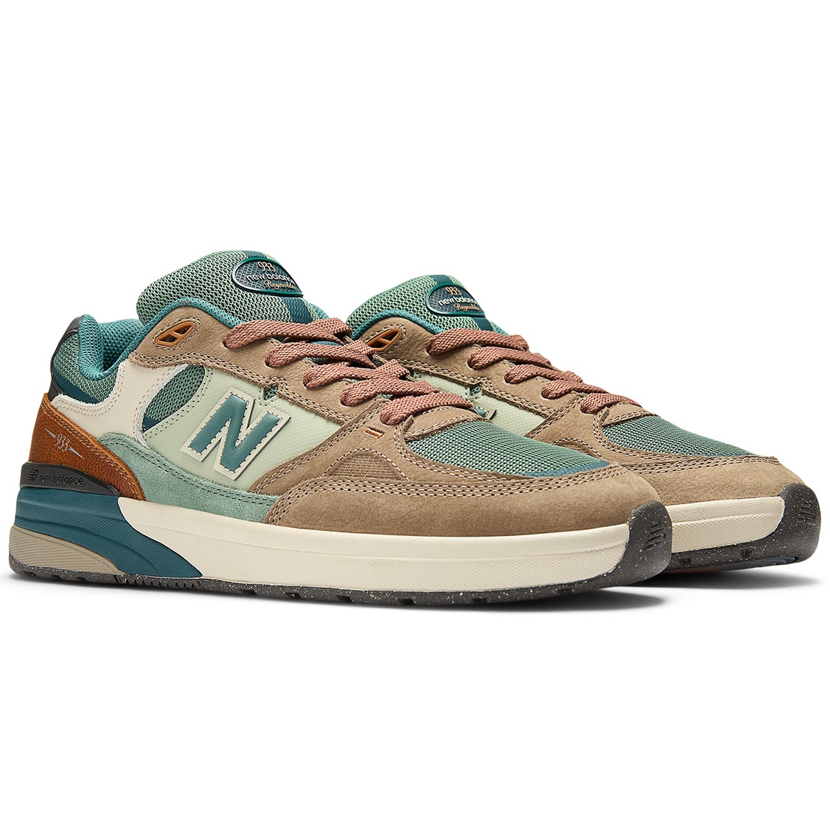 NB Numeric 933 x Andrew Reynolds Shoe in Tan/Teal | Boardertown