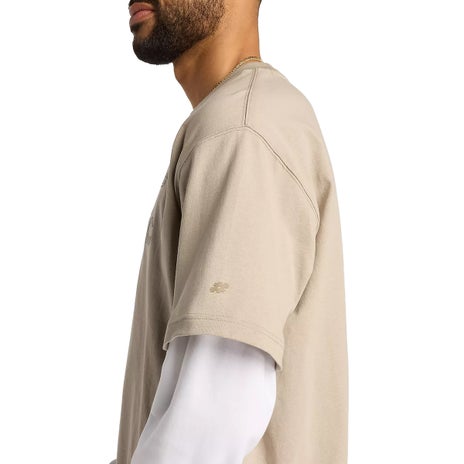 NB Numeric Cotton Tee in Arid Stone