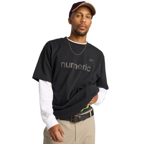 NB Numeric Cotton Tee in Black