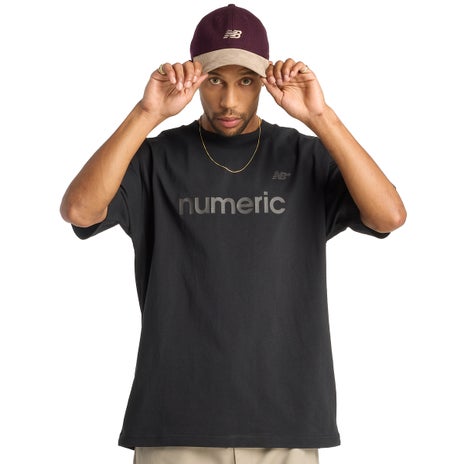 NB Numeric Cotton Tee in Black