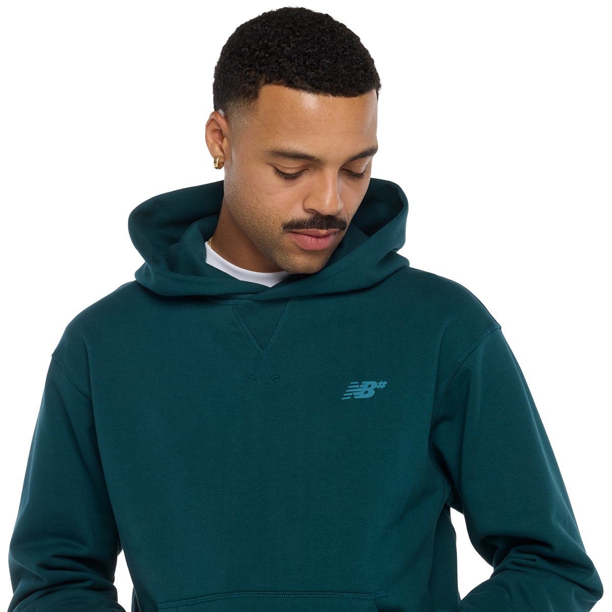 NB Numeric French Terry Hood in Medusa Green | Boardertown