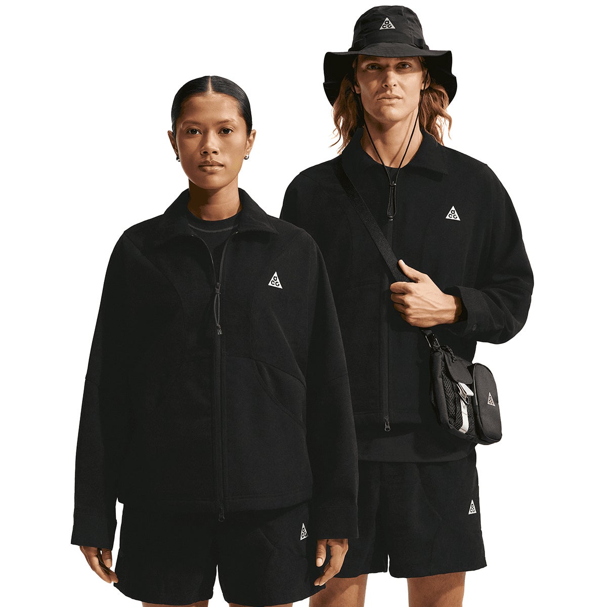 希少 短丈 90s nike acg black blouson ドローコード Nike ACG Dolomiti Yunnan Corduroy Jacket in Black/Black/Summit