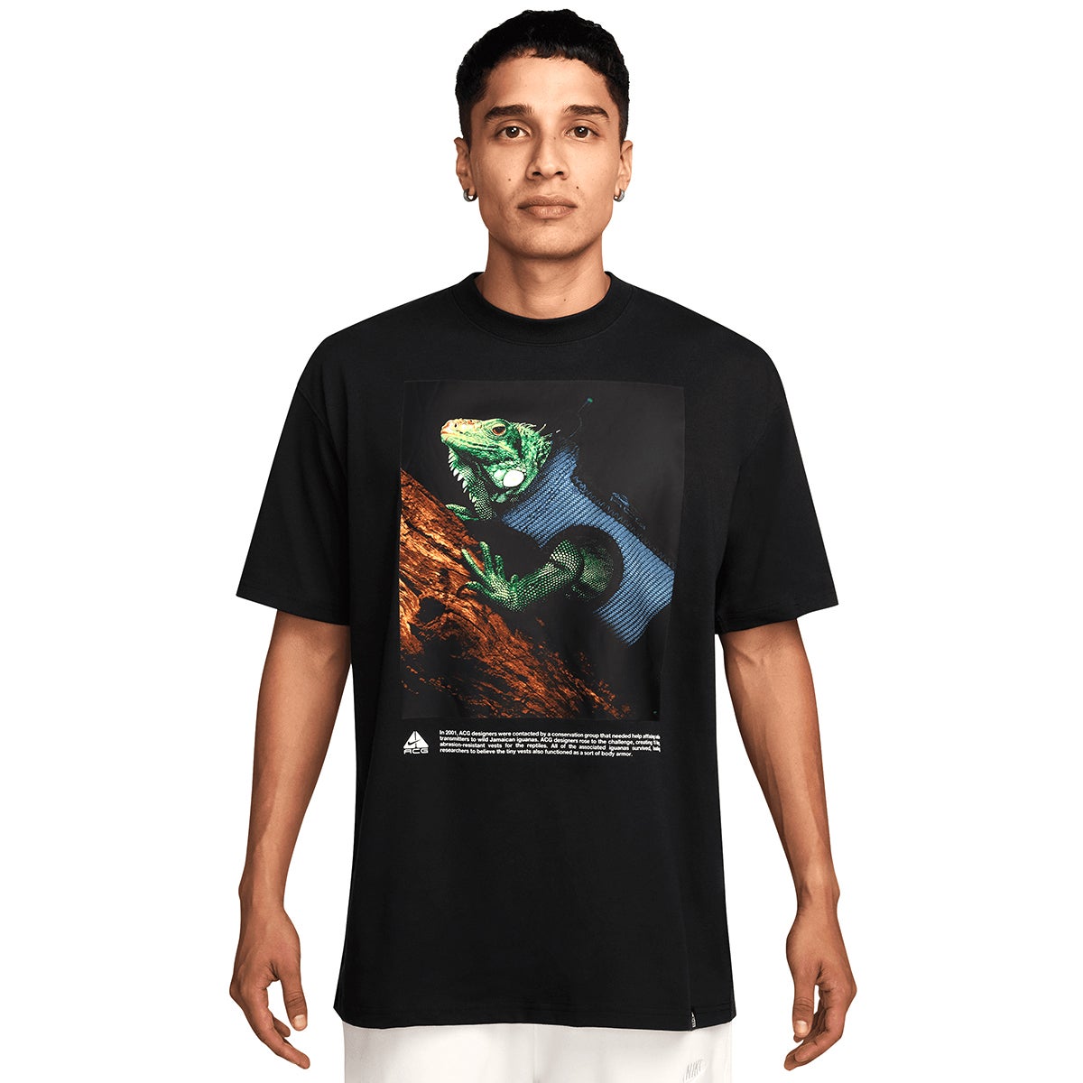Nike ACG Dri-Fit Iguana Tee in Black | Boardertown