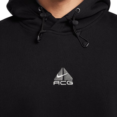 Nike ACG Therma-Fit Fleece Hood in Black/White